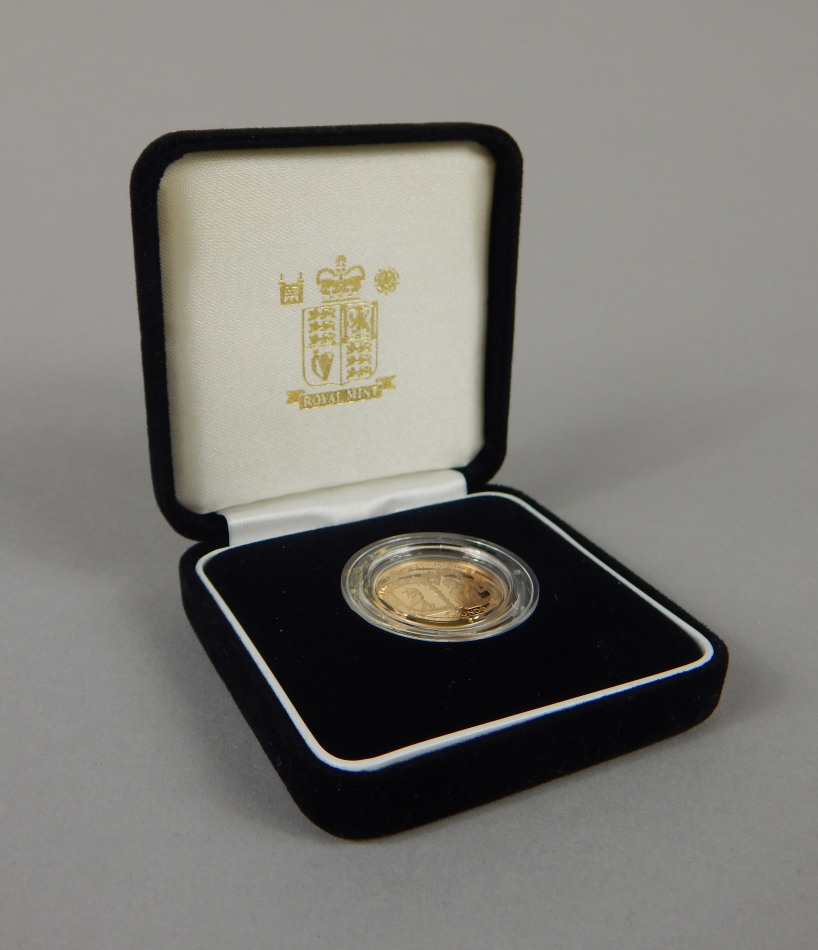 Appraisal: An Elizabeth II Golden Jubilee Guernsey gold proof sovereign with