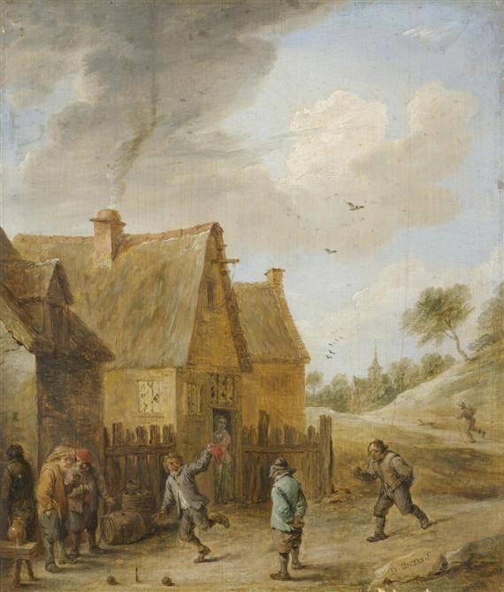 Appraisal: TENIERS DAVID the younger Antwerp - Brussels Rural scene before