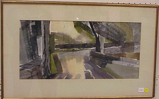 Appraisal: Thomas Torrenti Connecticut th C watercolor inscribed and dated on