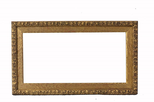 Appraisal: A TH CENTURY GILT GESSO FRAME the border with trailing