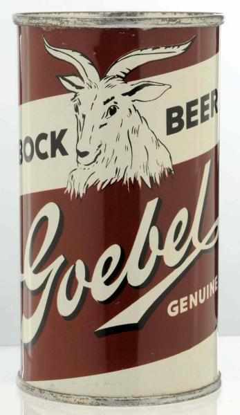 Appraisal: Goebel Bock Beer Flat Top Oakland Beer Can - Near