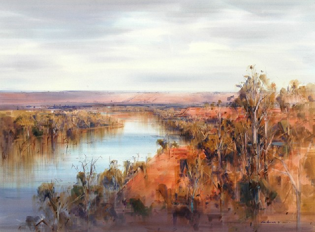 Appraisal: John Borrack born Renmark South Australia watercolour signed and dated