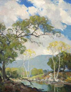 Appraisal: Orrin A White ''Spring Matilija Canyon'' signed lower left Orrin