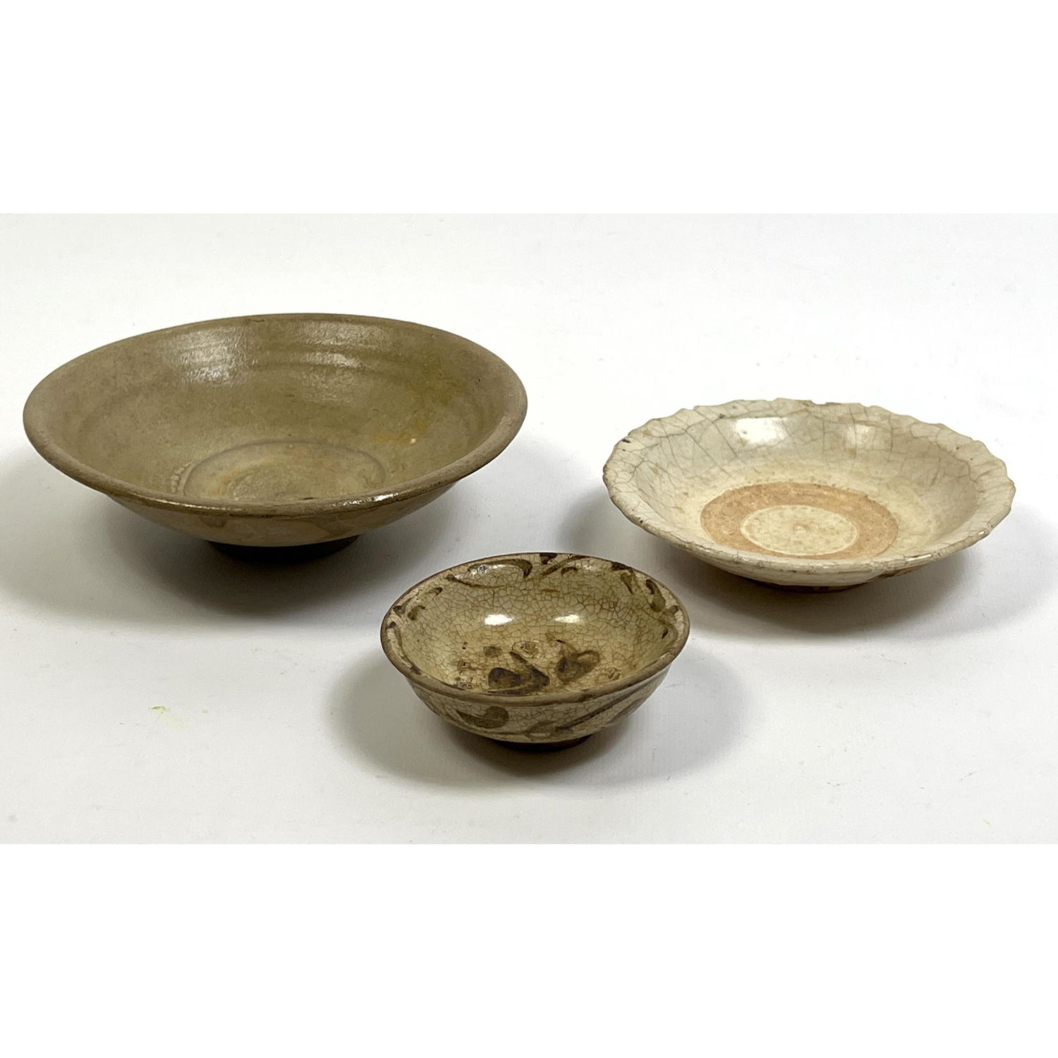 Appraisal: pcs Chinese Bowls Sung H x W x D H