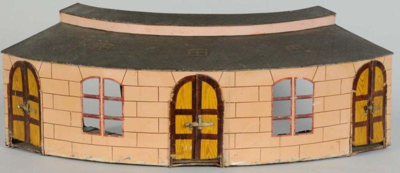 Appraisal: Marklin -Gauge -Stall Round House Description Pre-War German Circa Hand-painted