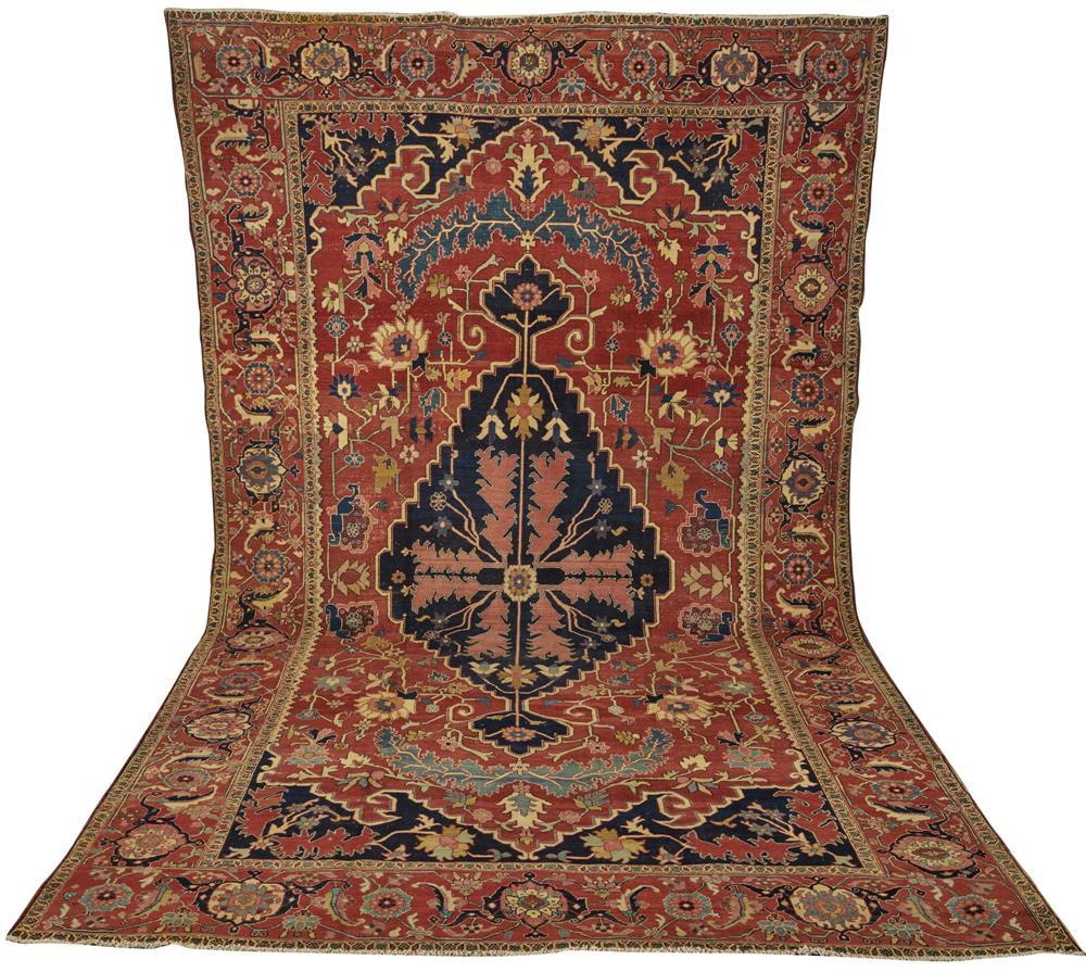 Appraisal: Serapi Carpet Persia ca ft in x ft in Provenance