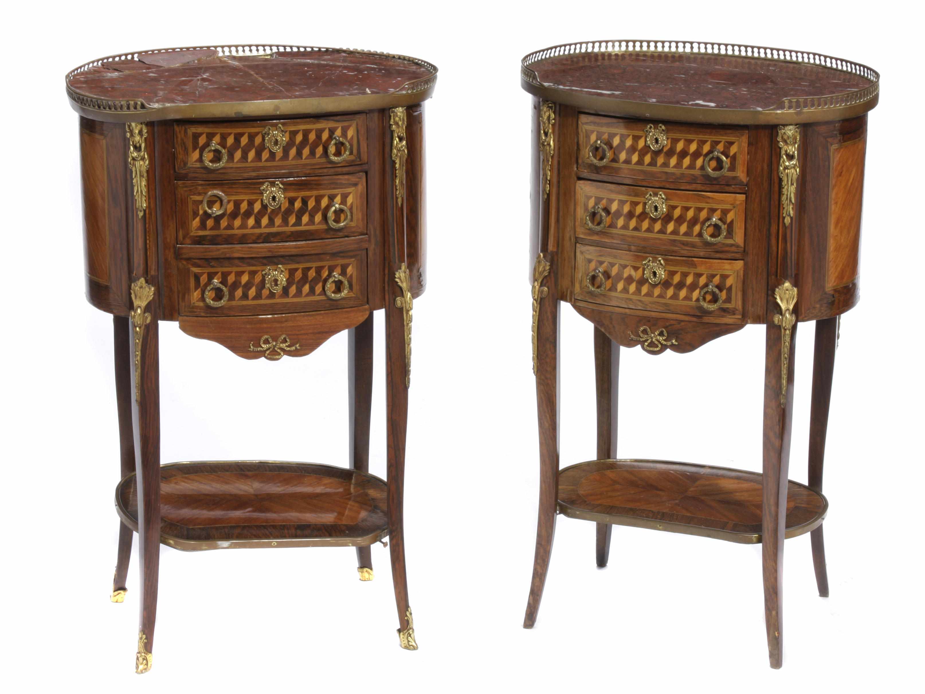 Appraisal: A pair of Louis XV XVI Transitional style gilt metal