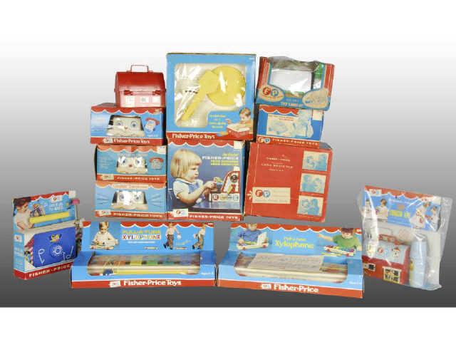 Appraisal: Lot of Fisher-Price Toys with Boxes Description Includes Lunch Kit