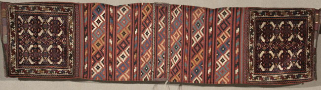 Appraisal: Qashqai Rug Second Quarter th Century Having a kilim central