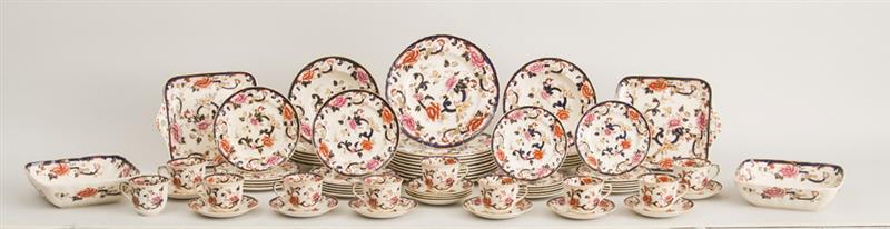 Appraisal: MODERN MASON'S PATENT IRONSTONE SEVENTY-TWO-PIECE POTTERY DINNER SERVICE IN THE