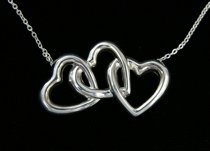 Appraisal: Tiffany Co Sterling Heart Pendent Marked Tiffany sterling silver pendent