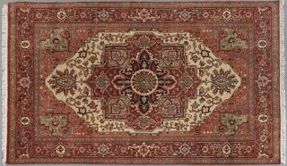 Appraisal: Agra Serapi Carpet ' x ' Agra Serapi Carpet '