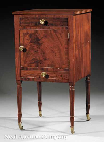 Appraisal: A Federal Mahogany Commode early th c New York the