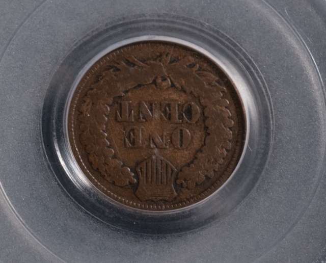 Appraisal: Indian Cent Slabbed G by PCGS Provenance The Estate of