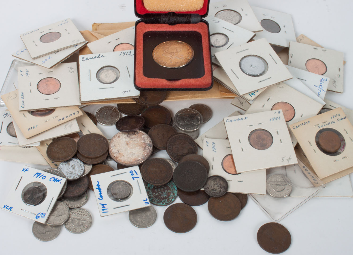 Appraisal: Selection of Canada silver and bronze coins th and th