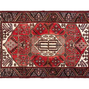 Appraisal: A Caucasian Wool Rug th Century feet inches x feet