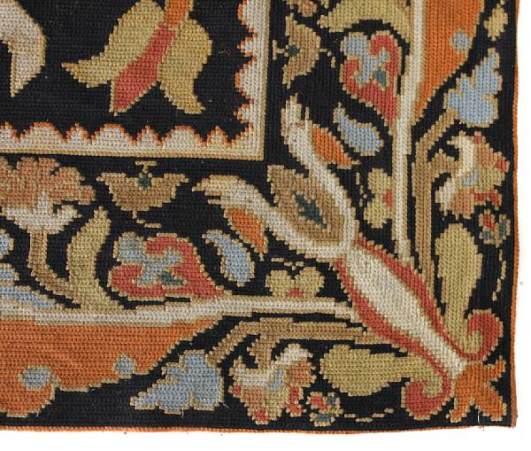 Appraisal: A Chinese needleback carpet size approximately ft x ft in