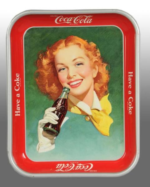 Appraisal: Tin Litho Coca-Cola Serving Tray Description s Only very minor