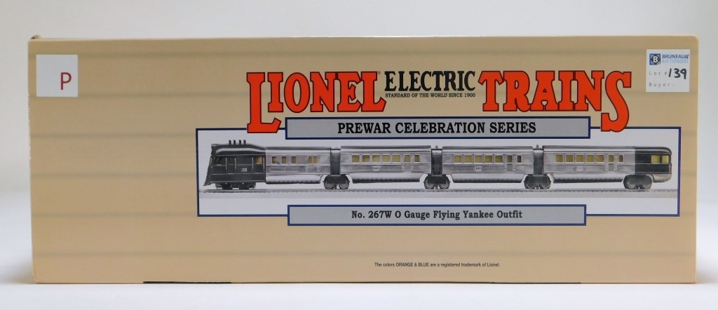 Appraisal: LIONEL W FLYING YANKEE PREWAR CELEBRATION TRAIN Item no -