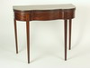 Appraisal: CARD TABLE - Period Hepplewhite oxbow front flip top card