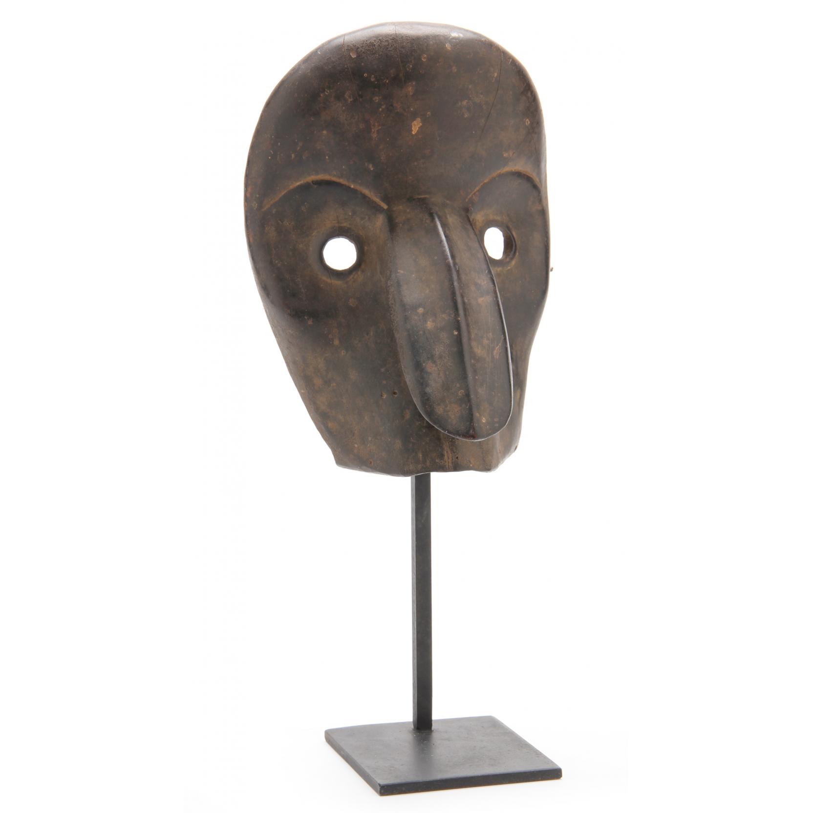 Appraisal: Early Dan Mask Liberia or Ivory Coast carved and polished