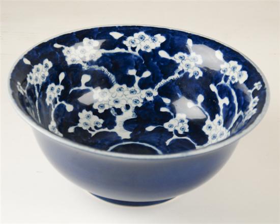 Appraisal: A th C Chinese Blue and White Porcelain Bowl the