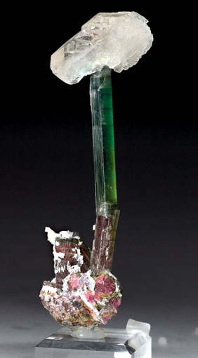 Appraisal: TOURMALINE QUARTZ A DRAMATIC BALANCING ACT Pederneira Mine Lavra do