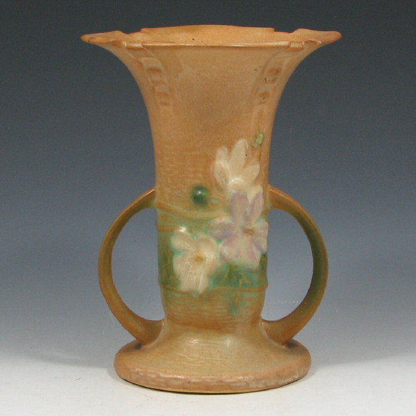 Appraisal: Roseville Cosmos - Vase Roseville Cosmos vase in tan Marked