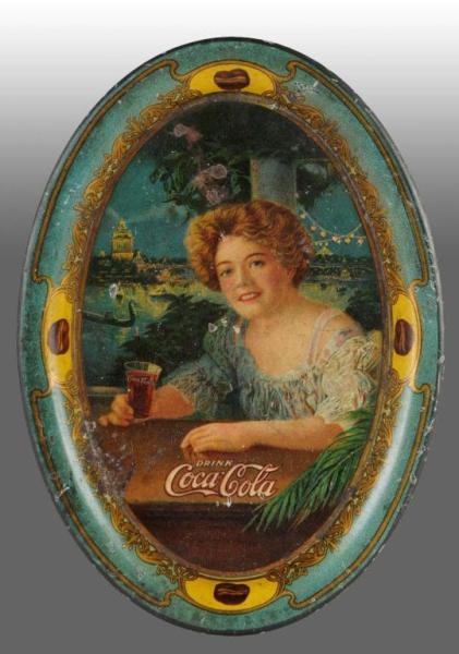 Appraisal: Tin Coca-Cola Tip Tray Description Circa General overall wear and