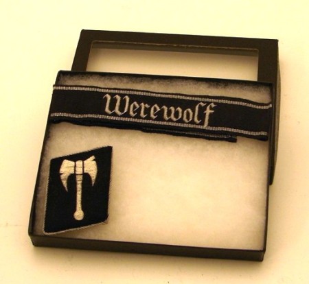 Appraisal: Lot consists of the following SS cuff title Werewolf executed