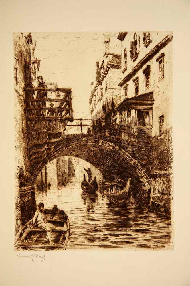 Appraisal: BOUND FOLIO ETCHINGS - 'Etchings of Venice' by Ernest George