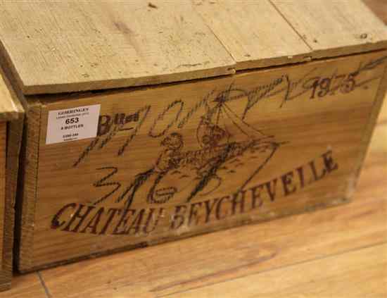 Appraisal: Eight bottles of Chateau Beychevelle St Julien including seven in