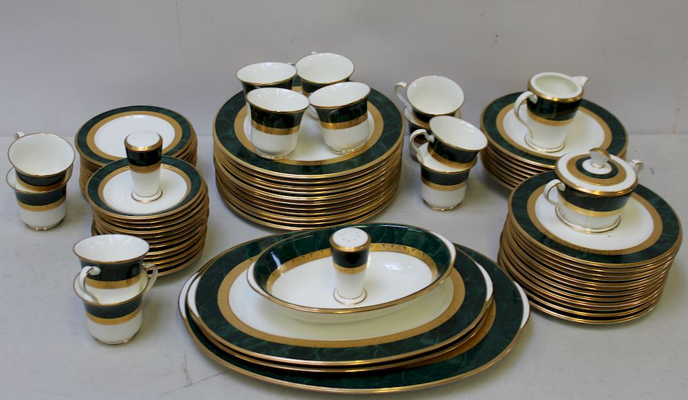 Appraisal: NORITAKE Fitzgerald China Set To Include Plates dia Plates dia