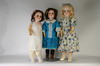 Appraisal: DOLLS - Lot of three A M bisque swivel head