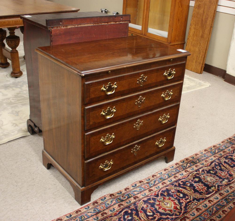 Appraisal: BAKER FEDERAL STYLE BACHELOR'S CHEST Baker Furniture Co Historic Charleston