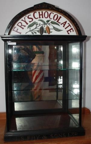 Appraisal: FRY S CHOCOLATE COUNTRY STORE DISPLAY CASE J S FRY