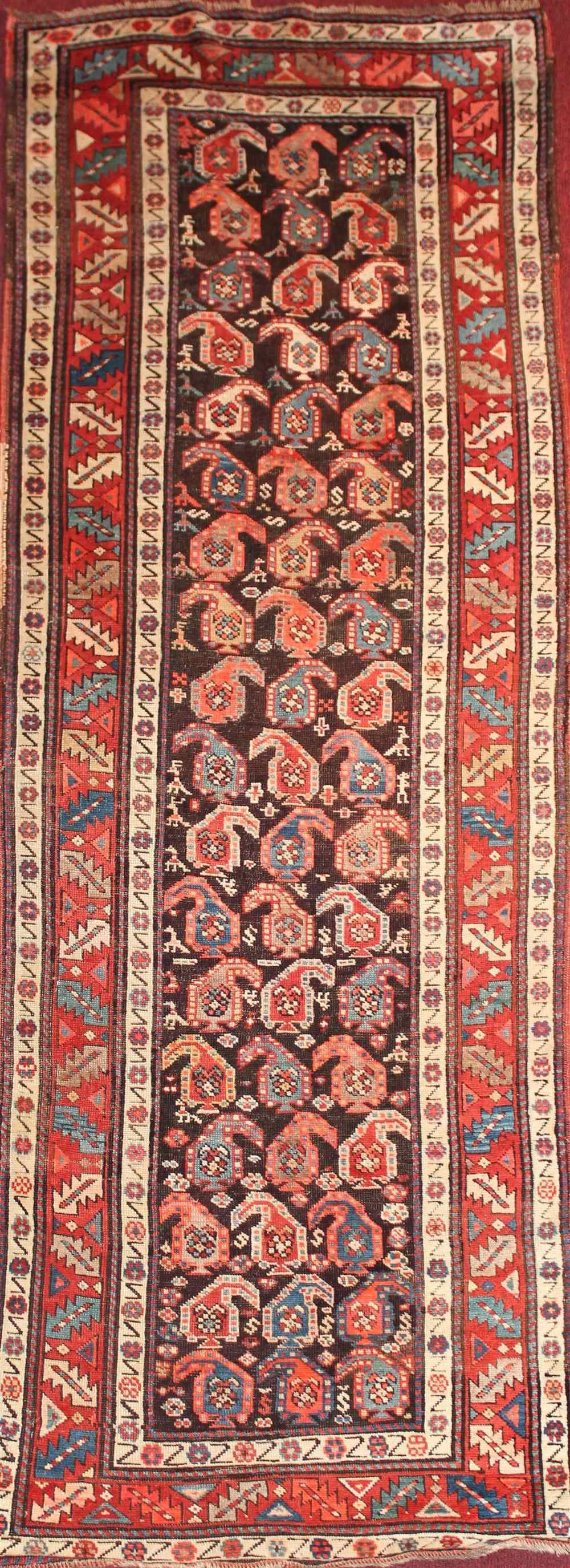 Appraisal: GURAJAH RUG approx ' '' x ' retail tag Provenance