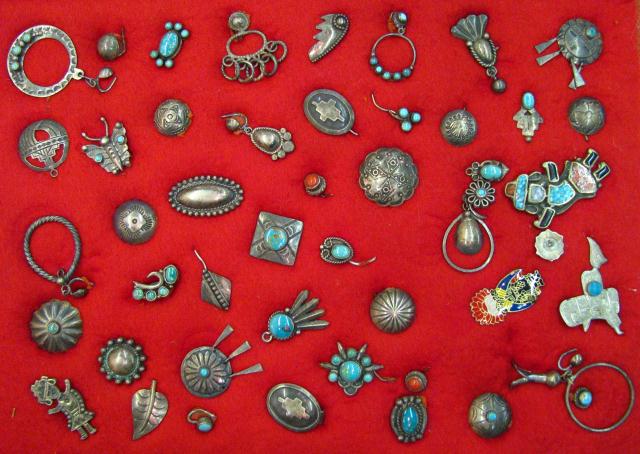 Appraisal: Group of Native American and Southwest Jewelry including pins and