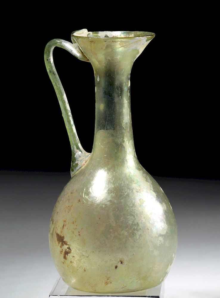 Appraisal: Delicate Roman Glass Pitcher Roman Imperial Period ca nd to