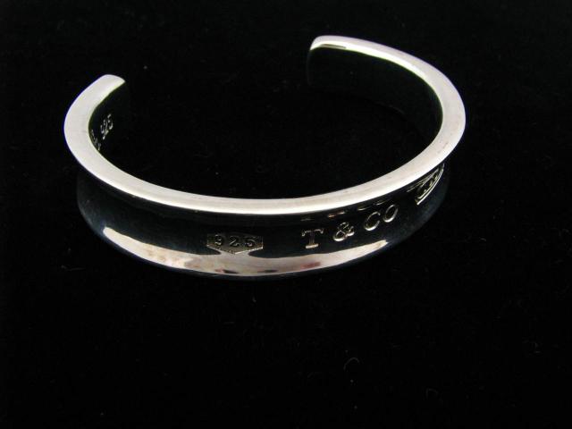 Appraisal: Tiffany Co Sterling Silver Cuff Bangle Bracelet