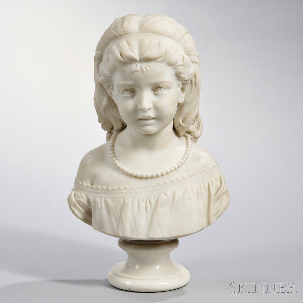 Appraisal: Pietro Dal Negro Italian Late th Century Marble Bust of