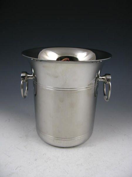 Appraisal: Jean Couzon Wine Bucket French double handled with flared rim