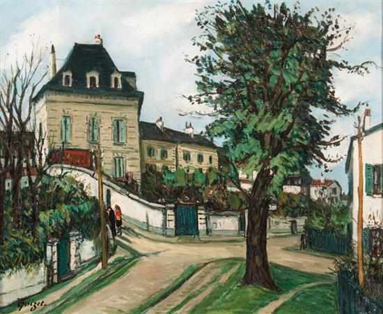 Appraisal: Alphonse Leon Quizet French - ''Vieilles Moisiues a St Maure''