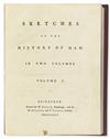 Appraisal: HOME HENRY Lord Kames Sketches of the History of Man