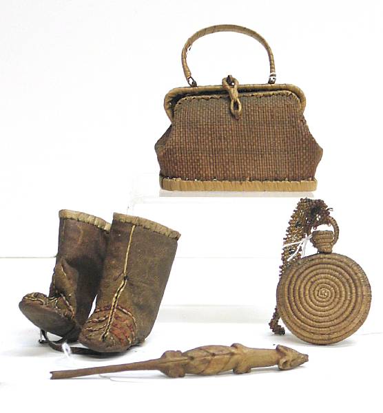 Appraisal: A group of Northwest miniature items Including a pair of