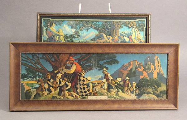 Appraisal: Maxfield Parrish Framed Prints Grouping of four framed prints including