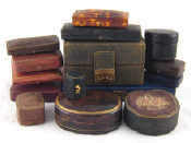 Appraisal: A quantity of vintage fitted jewellery and watch boxes etc