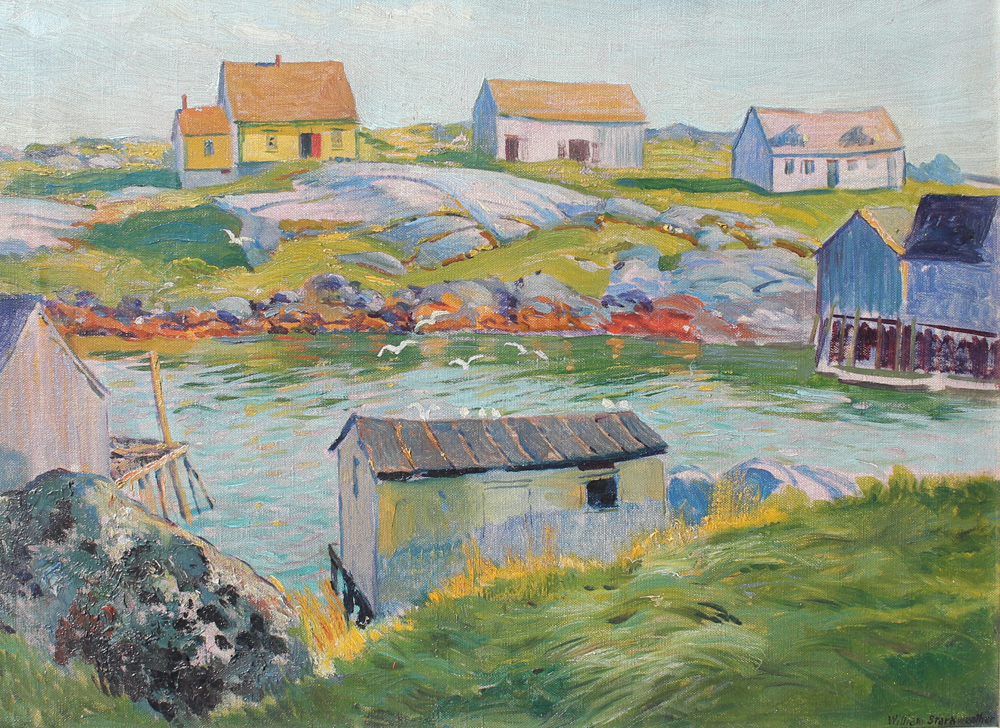 Appraisal: STARKWEATHER William Irish - ''Peggy's Cove'' Halifax Co Nova Scotia