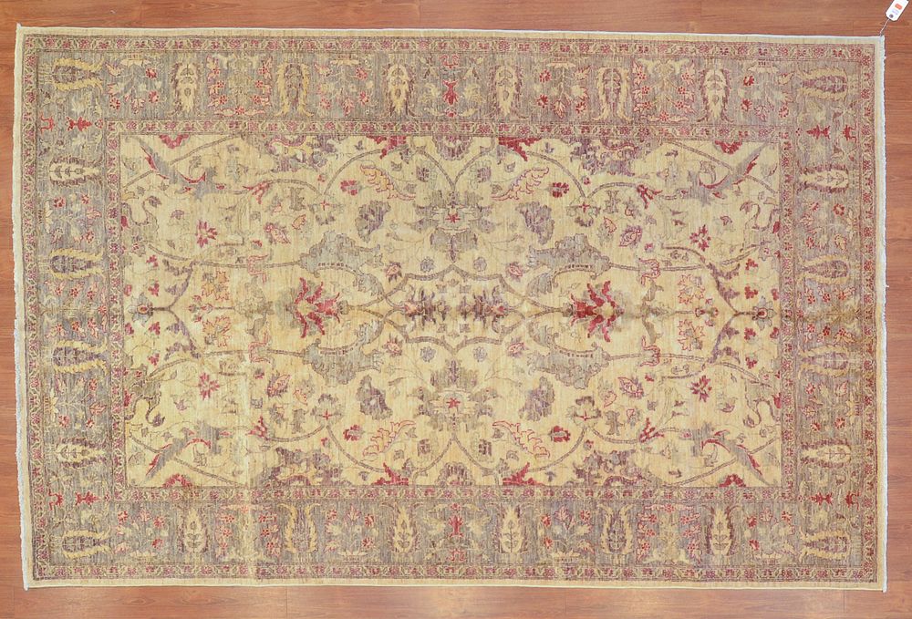 Appraisal: Peshawar Rug Pakistan x Modern hand-knotted wool pile on cotton