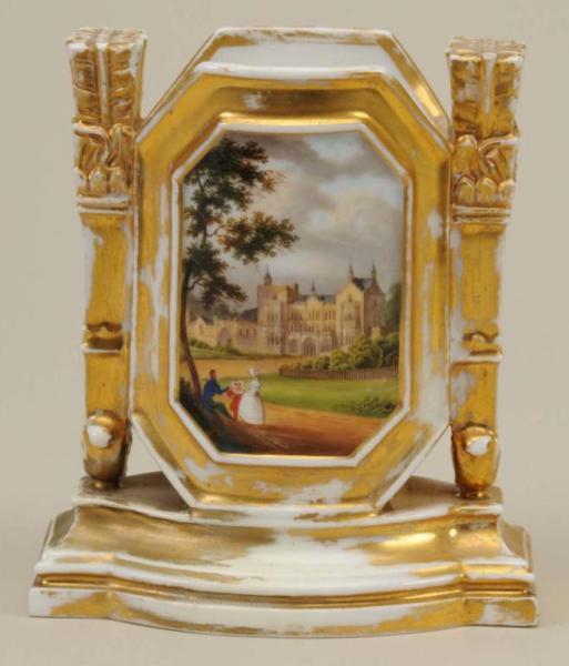 Appraisal: Jacob Petit Vieux Paris Porcelain Spill Vase Description Circa Polychrome